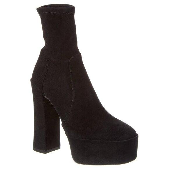 Stuart Weitzman Skyhigh 145 Stuart Platform Boot Size 8.5 - Picture 1 of 8